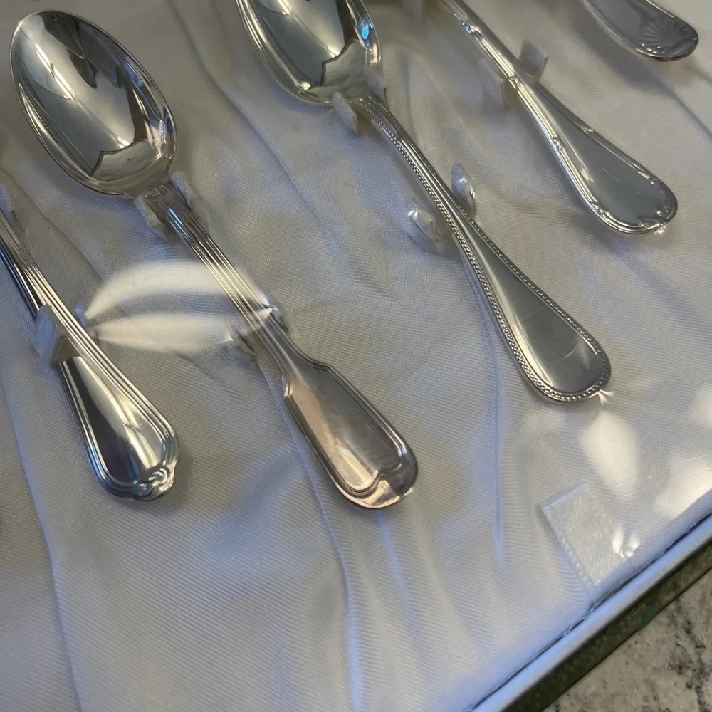 Vintage Christofle Paris set of 6 teaspoons‎